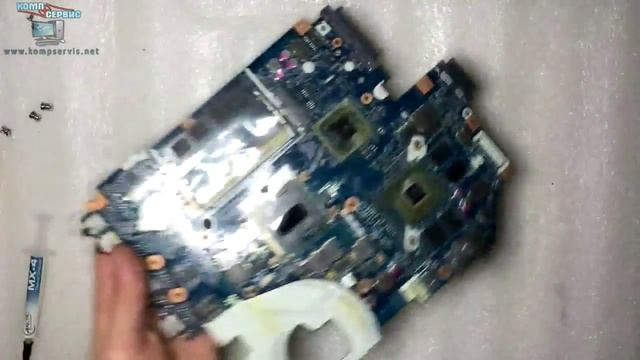 Чистка системы охлаждения ноутбука Acer Aspire 5750G в Барселоне