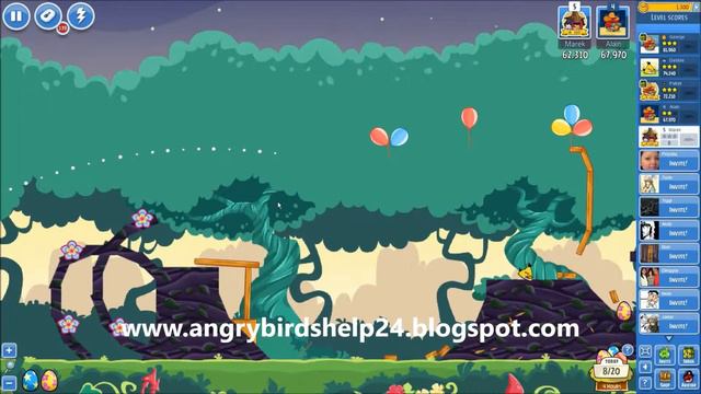 [3] Angry Birds Friends - Pig Tales - 2 birds - 3 star смотреть онлайн