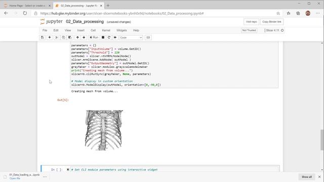 Medical image processing in your web browser using Jupyter notebooks and 3D Slicer смотреть онлайн