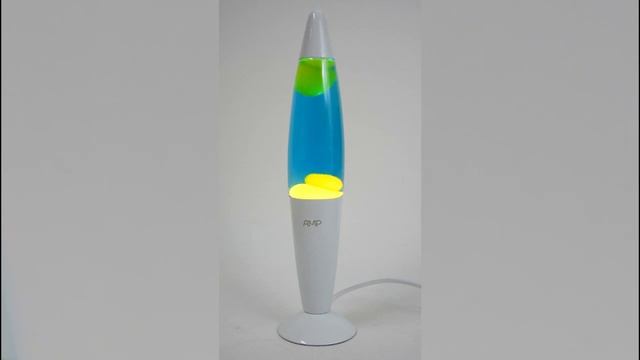 Лава-лампа 35 см Amperia Rocket желто синяя смотреть онлайн