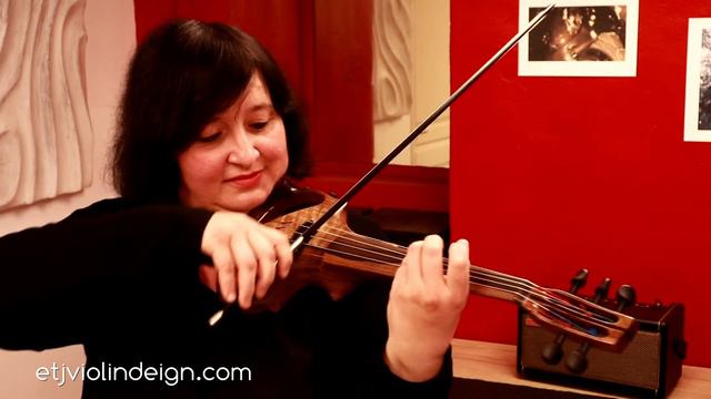 ETJ 5 string walnut/ziricote electric violin - clean sound demo смотреть онлайн