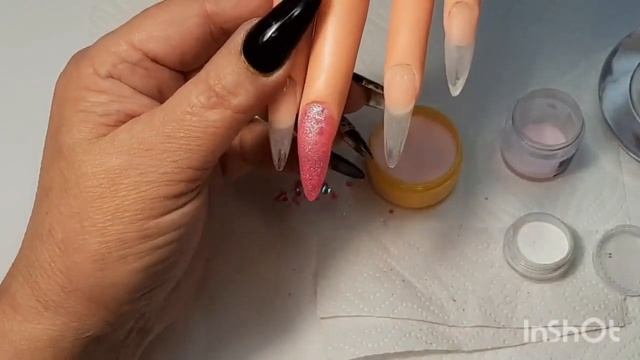 *479*Свои Гелевые типсы.Учусь работать Акрилом/learning to work with acrylic смотреть онлайн