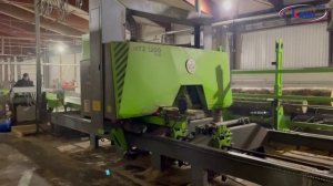 Широколенточная пилорама Mebor HTZ 1200 PLUS. Пиление бревен на необрезные доски в авторежиме