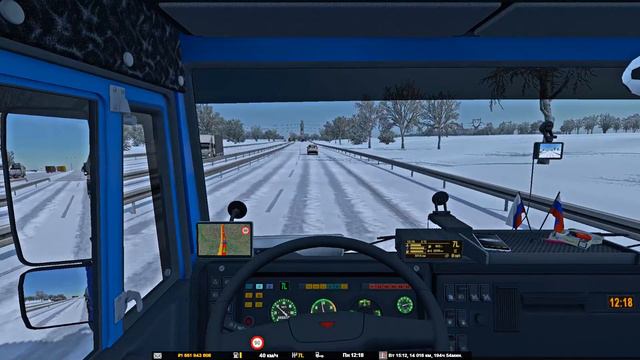 Euro Truck Simulator 2 v1.42 (Зимняя Россия) Карта Восточный Экспресс смотреть онлайн