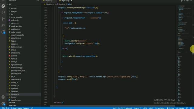 React Native Chat App Sign UP смотреть онлайн