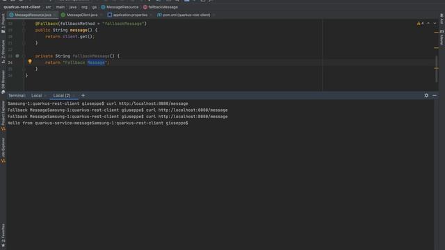 Microprofile Fault Tolerance with Quarkus Part 2 | Timeout | CircuitBreaker | Quarkus Tutorial смотреть онлайн