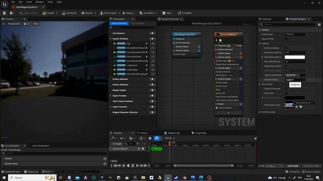 Unreal Engine 5 tutorial - how to change Background and working space in Niagara Particles Editor смотреть онлайн