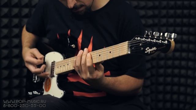 Телекастер для тяжелой музыки Fender Squier Contemporary Telecaster HH смотреть онлайн