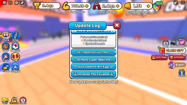 ?МЕГА КРУТОЕ ОБНОВЛЕНИЕ В ИГРЕ Arm Wrestle Simulator? смотреть онлайн