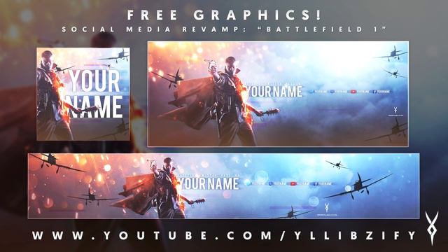 Free Graphics: Social Media Revamp: "Battlefield 1" Photoshop Template by @YLLiBzify 2016 смотреть онлайн
