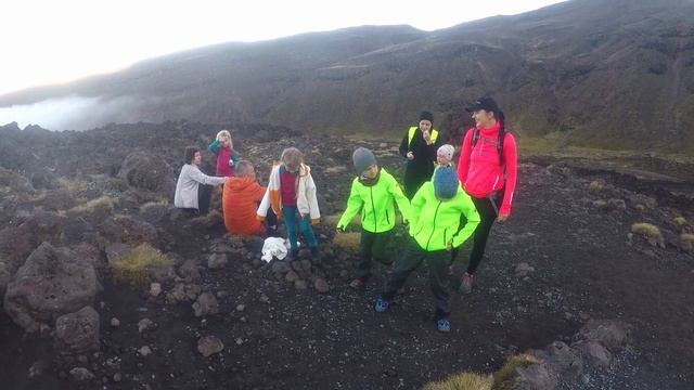 20-километровый трек на вулкан Tongariro, Новая Зеландия смотреть онлайн