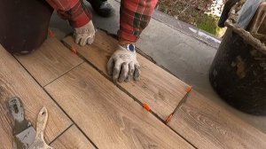 Укладка плитки НА НЕРОВНЫЙ ПОЛ БЕЗ СТЯЖКИ!