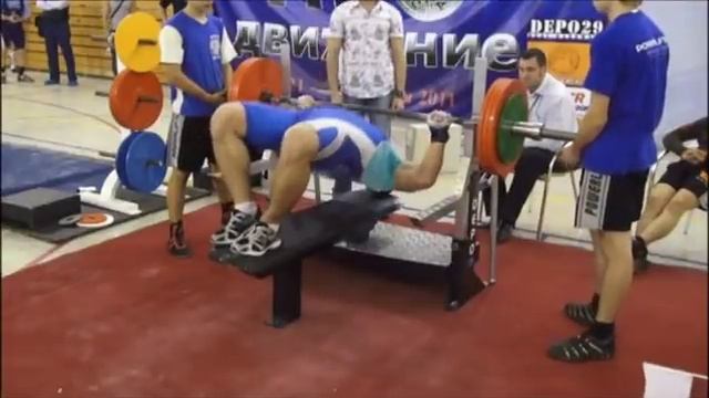 Жим Колотвин Сергей AWPC RAW