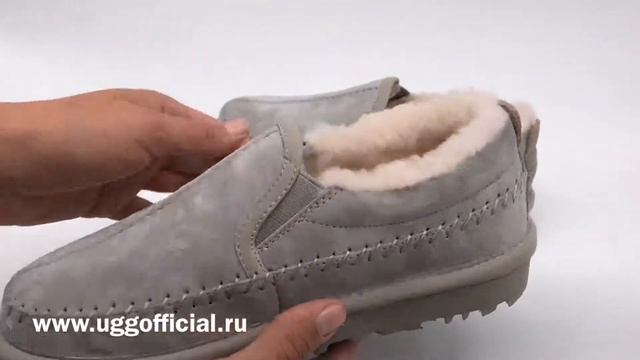 Обзор новинка угги 2019 года UGG Stitch Slip On Grey смотреть онлайн