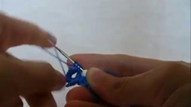 Фриволите крючком. Вяжем цветочек.