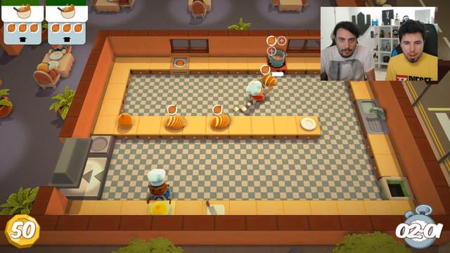 COCINA BIEN o el MUNDO será DESTRUIDO! Overcooked #1 смотреть онлайн