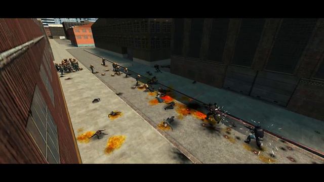 GMOD NPC Battle: Advanced AI Combine VS VJ Zombie Horde смотреть онлайн