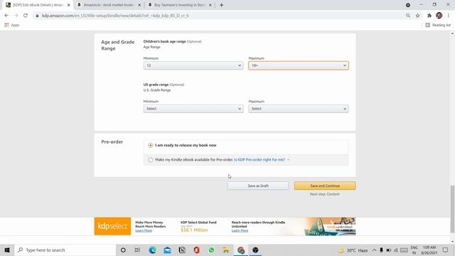 How To Publish An EBOOK For Free And Earn Money | Amazon KDP Tutorial | How To Earn Money By Ebooks смотреть онлайн