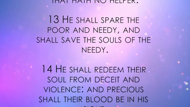 Bible Readings & Hymns - Psalm 72 смотреть онлайн
