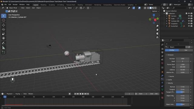 ? "Blender Animation Masterclass: Bring a Steam Train to LIFE! ?" смотреть онлайн