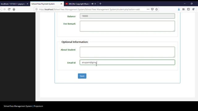 School Fees Management System in PHP With Source Code смотреть онлайн