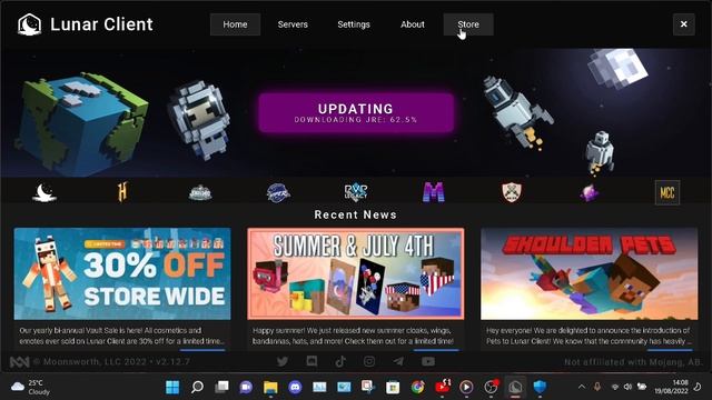 How to Fix Lunar Client Stuck on Update(Building Cache) | Solved смотреть онлайн
