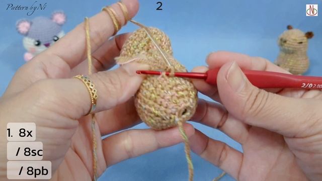 Capybara amigurumi | crochet amigurumi | Móc chuột lang nước | Ni Crochet смотреть онлайн