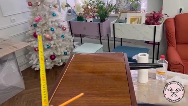 Перекраска старой полированной мебели за 1 ЧАС! смотреть онлайн