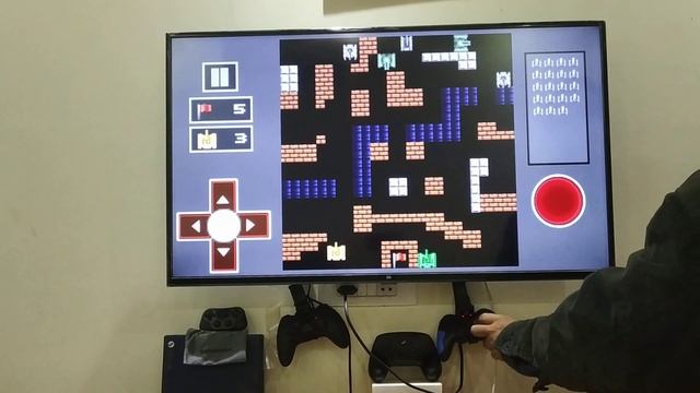 Vid-5 Tankshoot 2D 2-player game for Android TV devices played with Bluetooth Gamepads смотреть онлайн