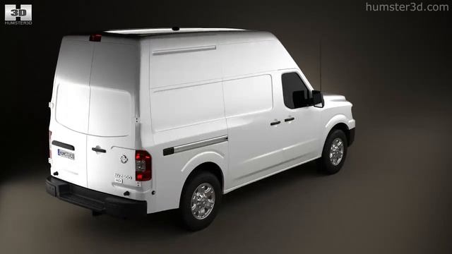 Nissan NV Cargo Van High Roof 2013 by 3D model store Humster3D.com смотреть онлайн