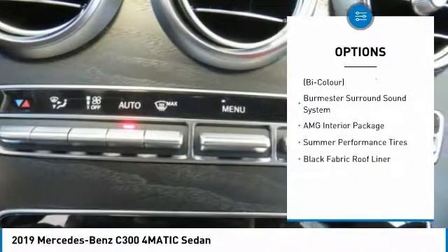 2019 Mercedes-Benz C300 2019 Mercedes-Benz C300 4MATIC Sedan FOR SALE in Brampton, ON 19MB161 смотреть онлайн