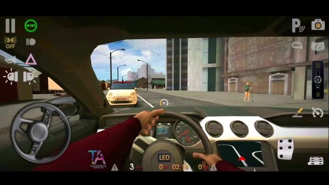 Driving School Sim 2020 - Driving Ford Mustang GT - Car Games Android Gameplay смотреть онлайн