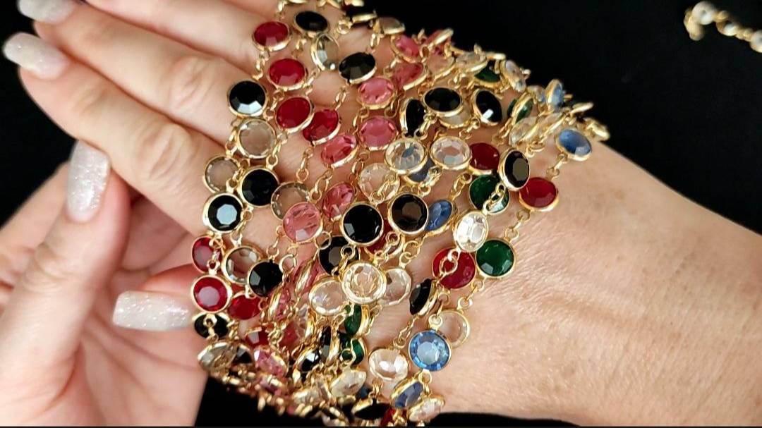 20. Распаковка лотов - Безели Swarovski и винтажные платки и шарфы Anne Klein, Talbots... смотреть онлайн