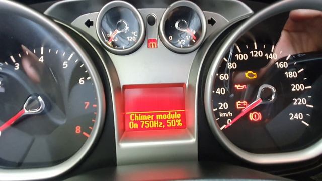 Ford Focus 2008 - Quadro Strumenti - Modalità Test / Diagnostica - Dtc A286 9318 9681 E510 5750 920