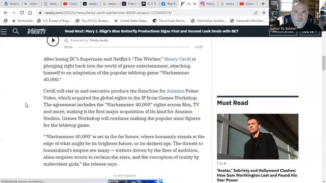 Suck it DC! Cavill to Produce Warhammer media projects! смотреть онлайн