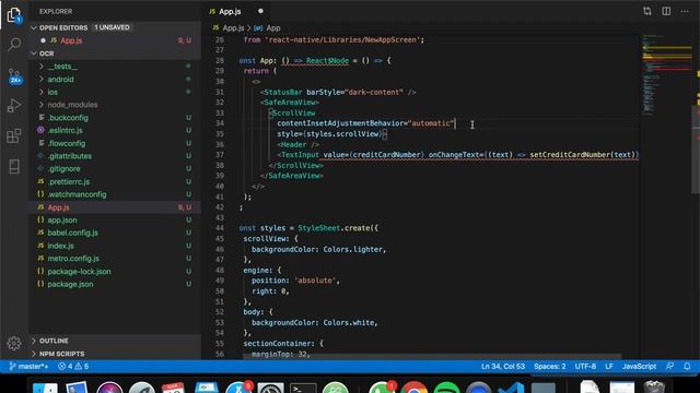 Como leer tarjetas de crédito con la cámara de tu dispositivo (React Native CLI) смотреть онлайн