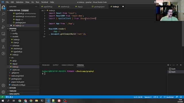 Graphql part 2: Queries, Apollo Client, and Proxies смотреть онлайн