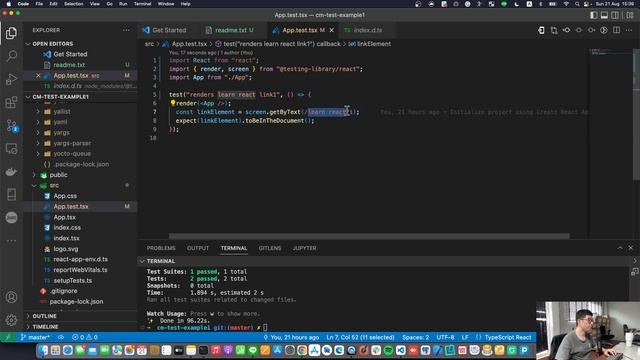 สอน React.JS Testing Ep1 - Intro Using Jest for Testing смотреть онлайн