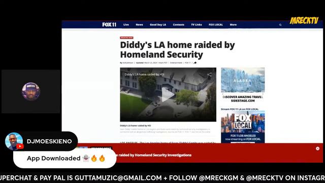 Diddy Home's Raided By The F£DS, Diddy Escaped? (Callers Go Off)|MRecktv
