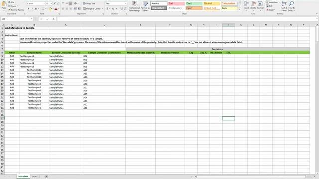 Submitting samples and adding Metadata смотреть онлайн