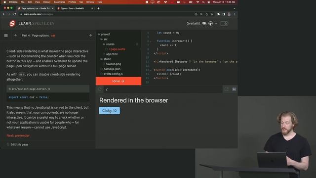 Fullstack Svelte with SvelteKit by Rich Harris | Preview смотреть онлайн