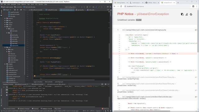 Yii2 PHP Framework Tutorial - Crash Course for Beginners смотреть онлайн