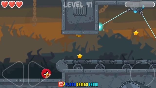 Angry Birds In Red Ball 4 Box Factory Mobile Game Walkthrough смотреть онлайн