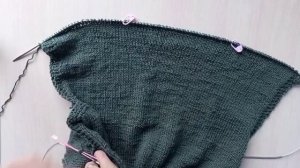 Женская жилетка спицами|МК:Жилет спицами ЦЕЛЬНЫМ ПОЛОТНОМ