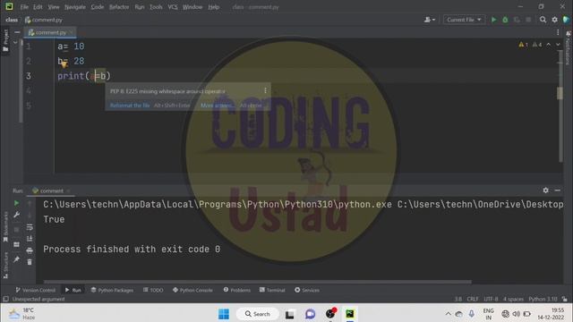 Comparison operator in Python| python Comparison operator смотреть онлайн