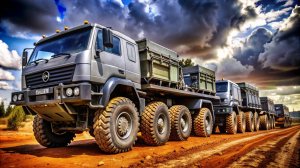 Тяжелые полноприводные грузовики 8x8, 6x6