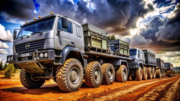 Тяжелые полноприводные грузовики 8x8, 6x6