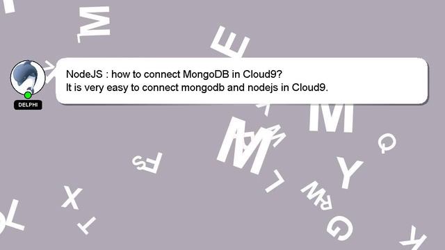 NodeJS : how to connect MongoDB in Cloud9? смотреть онлайн