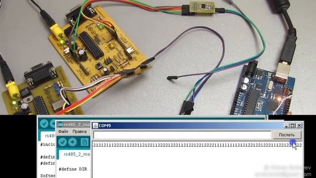 Проводное соединение Arduino при помощи RS485, часть 2 смотреть онлайн