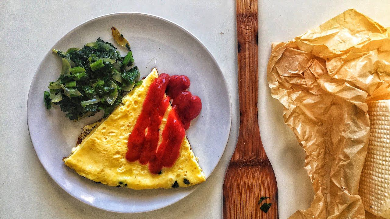 Омлет-Шпинат смотреть онлайн